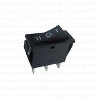 KCD 3 BLACK 3 PIN ON-OFF-ON