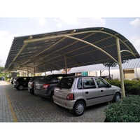 Outdoor Parking Shed - Color: White