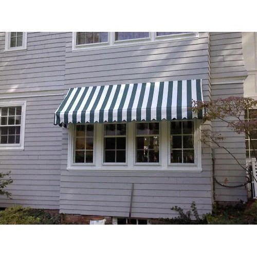 Striped Window Awning