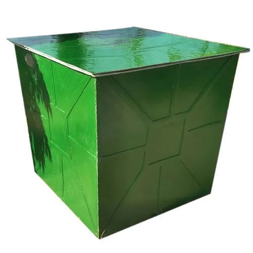 500L Frp Bio Digester Tank - Color: Green