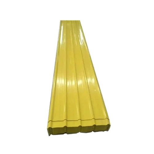 Color Coated Galvanized Iron Roofing Sheet - 3.5 Feet Width, 0.50 Millimeter Thickness | Durable Plain Rectangle Design for Residential and Commercial Use