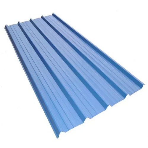 Blue Colour Profile Roofing Sheet - Steel, 10ft x 3.5ft x 0.50mm | Plain Pattern, Durable & Reliable Roofing Solution