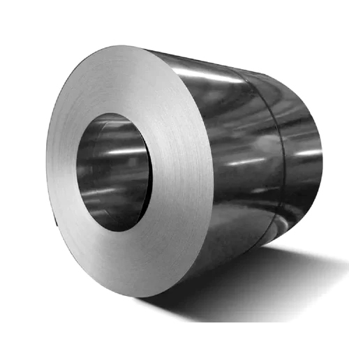 Industrial Galvanized Steel Coil - Mild Steel, 4 Millimeter Thickness, Silver Color, Polished Surface Treatment | Heavy-Duty, Durable Applications