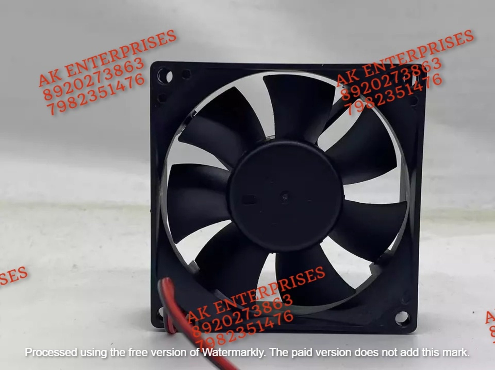 Y.s Tech Fd488025eb-n Axial Fan 48v-0.11a Dc Brushless Air Cooling Fan 4300 Rpm 80 * 80 * 25mm 3wire - Color: Black