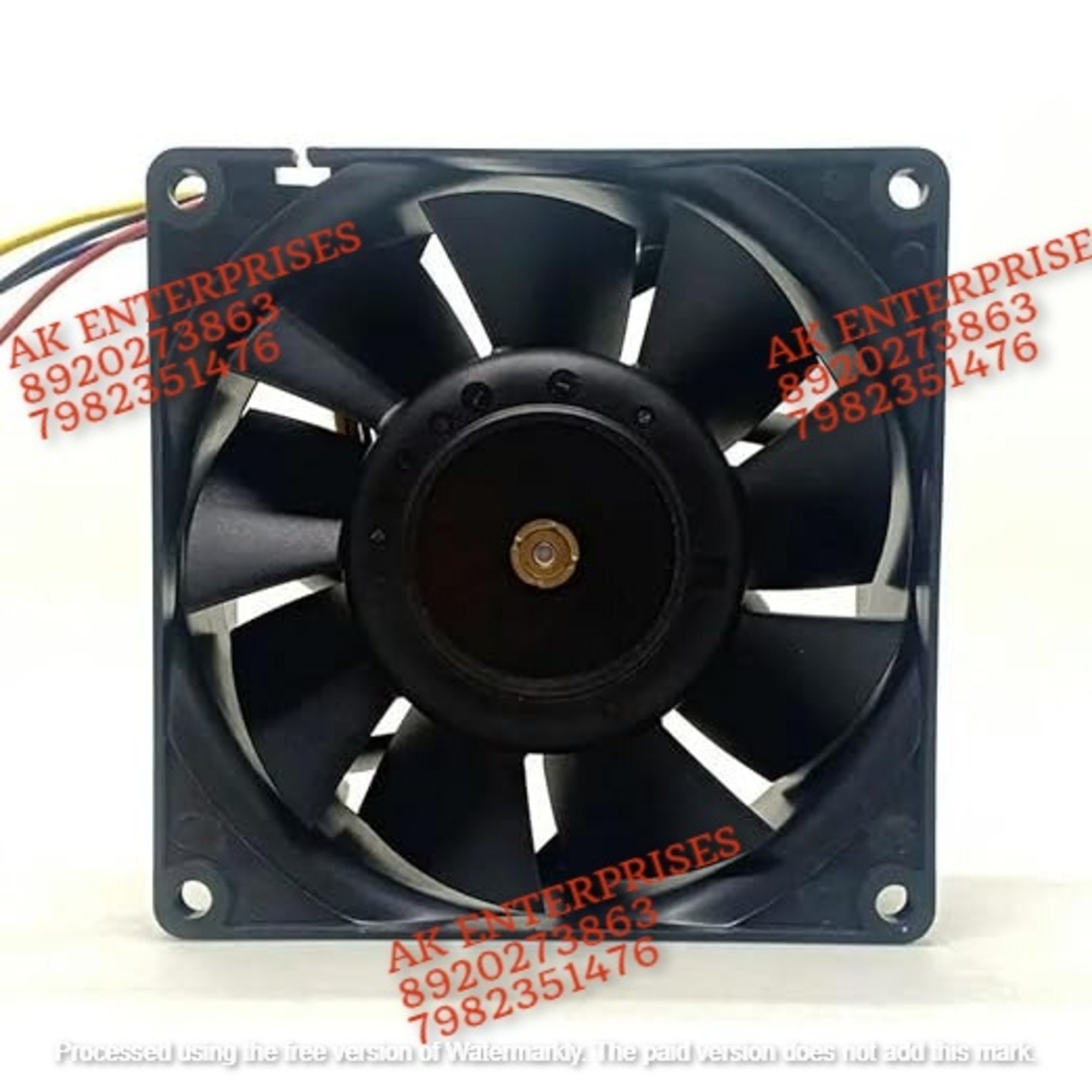 Y.s Tech Fd488025eb-n Axial Fan 48v-0.11a Dc Brushless Air Cooling Fan 4300 Rpm 80 * 80 * 25mm 3wire - Color: Black