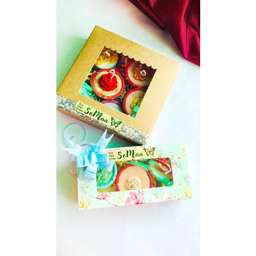 Soy Wax Hand Painted Diyas