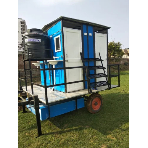 6 Seater Portable Mobile Toilet Van - Color: Blue