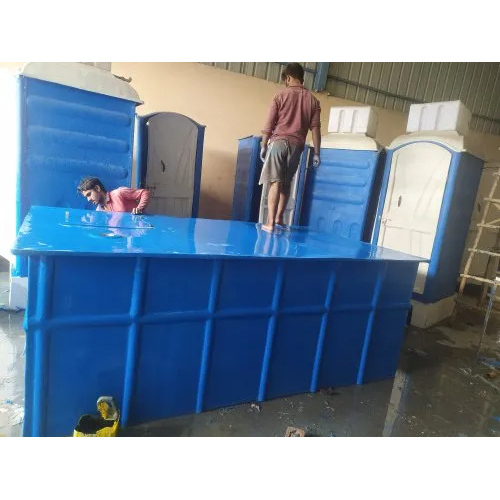 8000 L Frp Bio Digester Tanks - Color: Blue