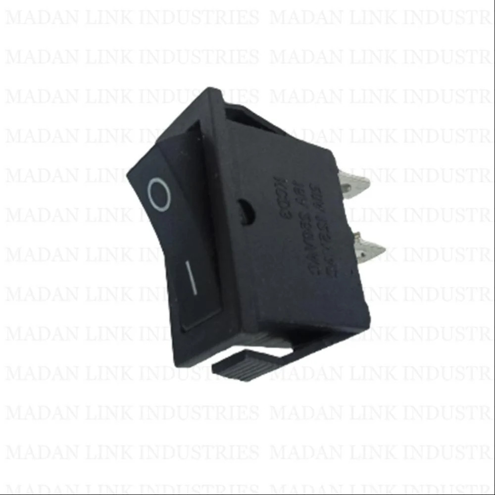 KCD 3 Black 2 Pin On Off