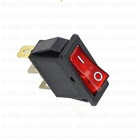 KCD 3 RED LIGHT 3 PIN ON-OFF