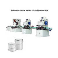 20l Automatic Conical Pail Tin Can Metal Barrel Making Machine - Feature: 