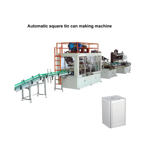 Automatic 15L Square Oil Tin Can Making Machine