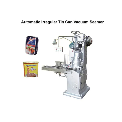 Automatic Irregular Tin Can Vacuum Seamer Machine - Feature: High Efficiency