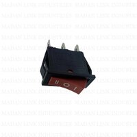KCD 3 RED 3 PIN ON-OFF-ON