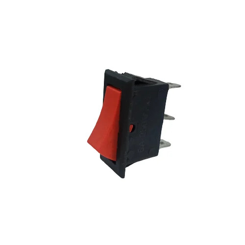 KCD3 RED (INDIAN ) 6A 3 PIN ON-OFF