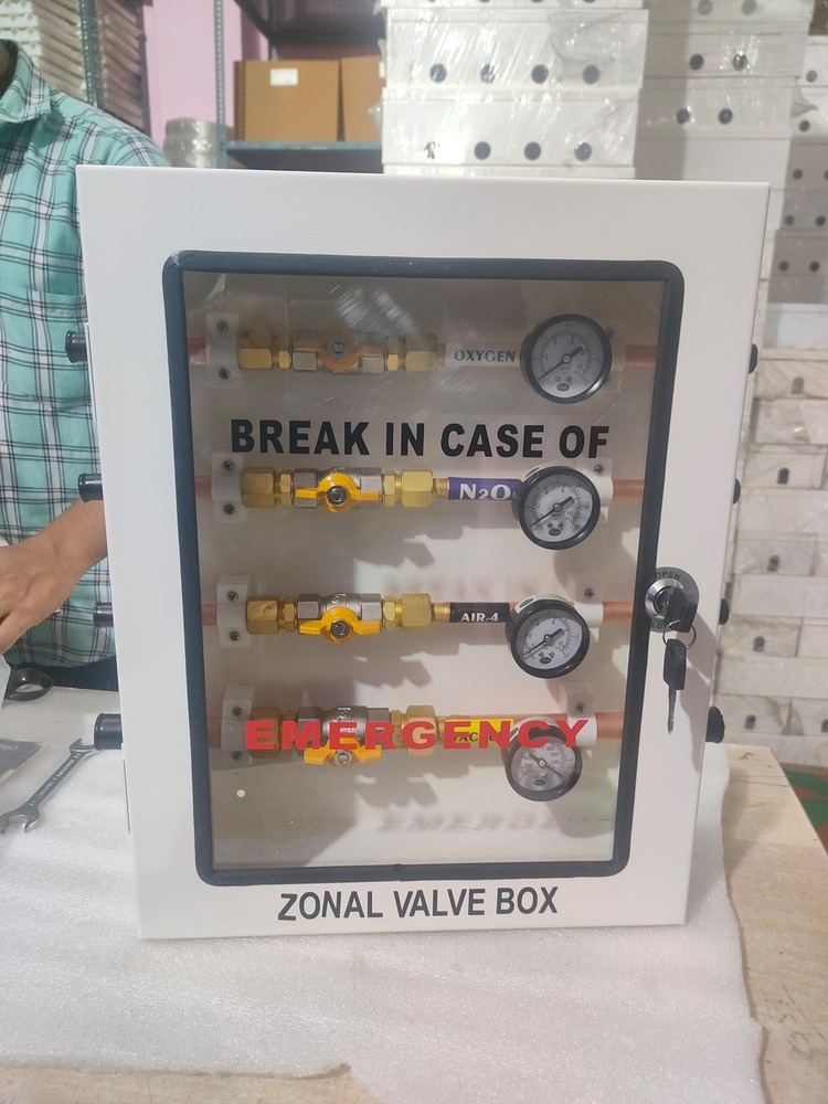 4 Gas Zonal Valve Box - Dimension (L*w*h): 400x300 Millimeter (Mm)