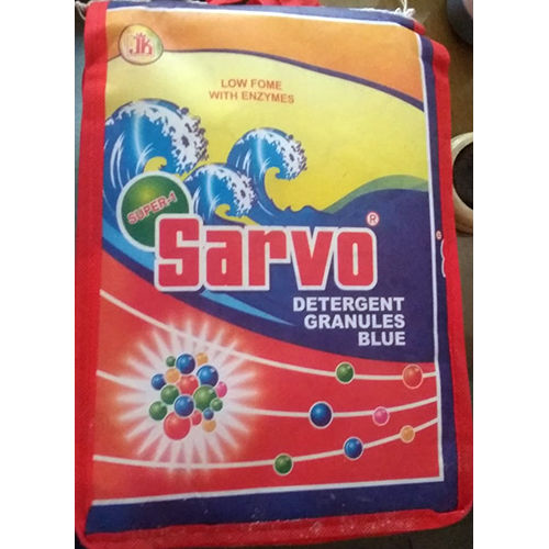 Sarvo Detergent Granules Blue - Detergent Use: Apparel