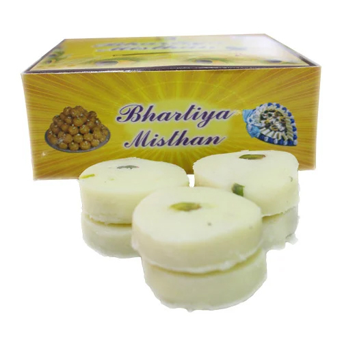 Doodh Peda Sweets - Food Grade, Regular Size , Rough Texture, No Added Food Colors, Delightfully Sweet Taste