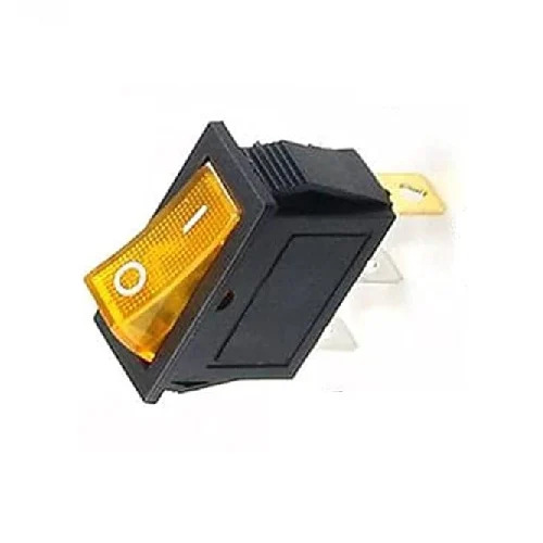 KCD 3 Yellow Light 3 Pin On off