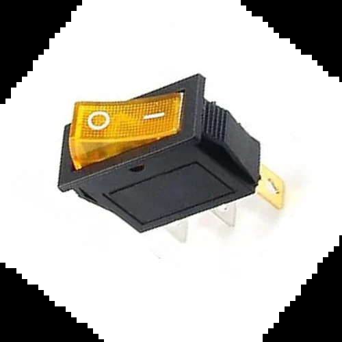 KCD 3 YELLOW LIGHT 3PIN ON-OFF
