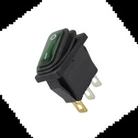 KCD 3 GREEN LIGHT 3 PIN ON-OFF WATER PROOF