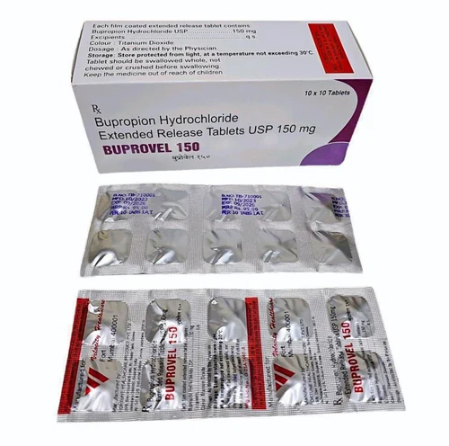 150Mg Bupropion Hydrochloride Extended Release Tablet Usp - Storage Instructions: Cool & Dry Place