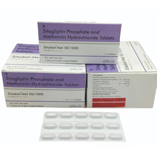 Sitagliptin Phosphate Metformin Hydrochloride Tablets - Storage Instructions: Cool & Dry Place