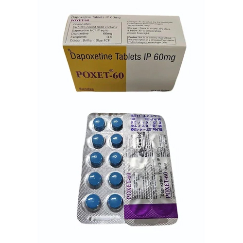 Poxet 60 Mg Dapo xetine Tablets