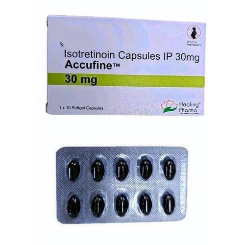 Accufine Isotretinoin 30 Capsules - Storage Instructions: Cool & Dry Place