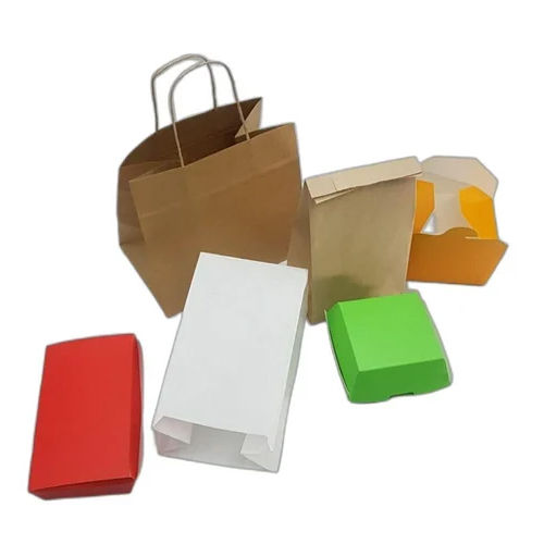 Paper Food Bag - Color: Multi Color