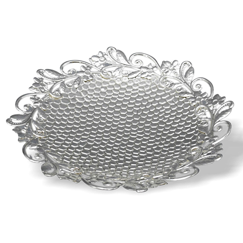 Round Dish - Color: Silver