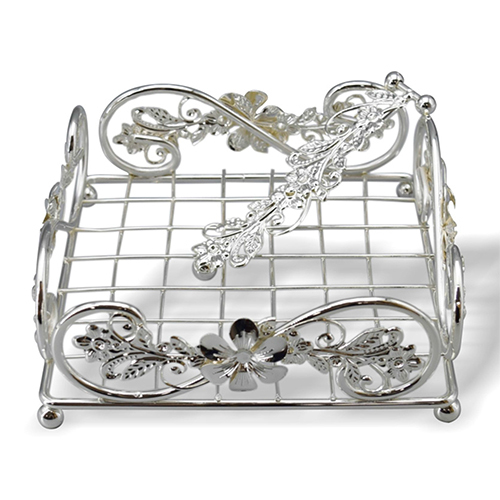 Napkin Holder - Color: Silver