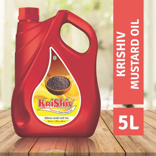 Krishiv 5 Liter Jar Mustard Oil - Cultivation Type: Common