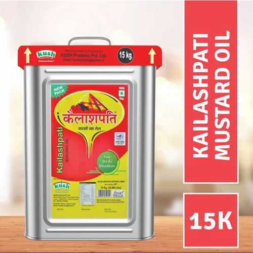 Kailashpati 15 Kg Tin Mustard Oil - Cultivation Type: Common