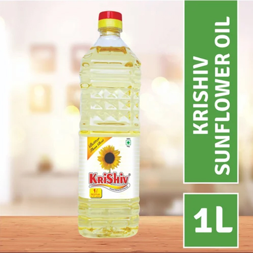 Krishiv 1 Liter Bottle Sunflower Oil Cultivation Type Common At Best 