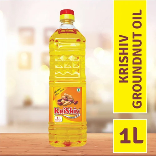 Krishiv 1 Liter Bottle Groundnut Oil