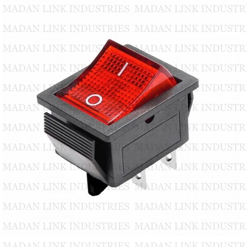 RS 608 RED LIGHT 4 PIN ON-OFF