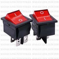 RS 608 RED LIGHT 4 PIN ON-OFF