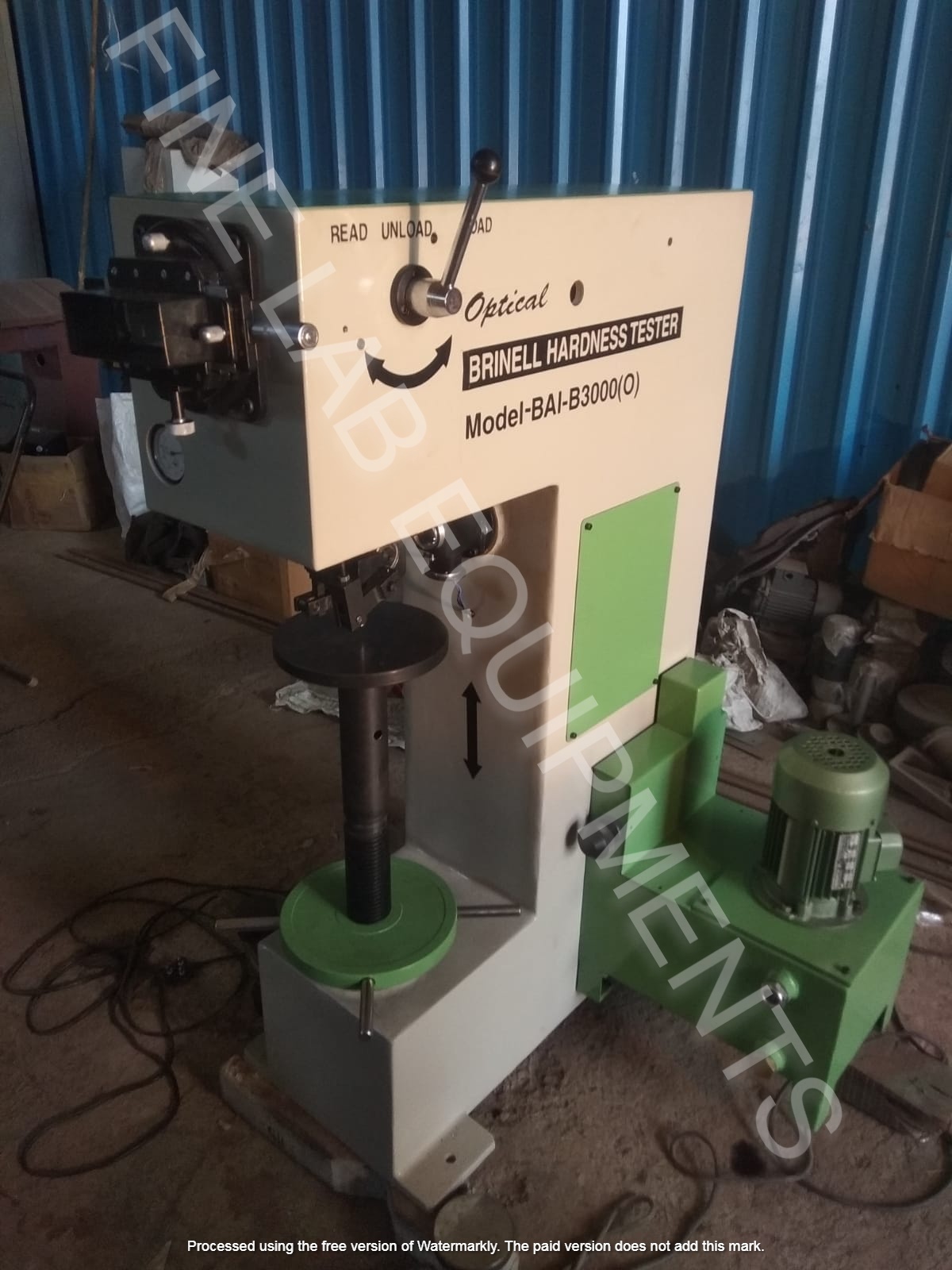 Analog Pht Vickers Hardness Tester - Color: Grey
