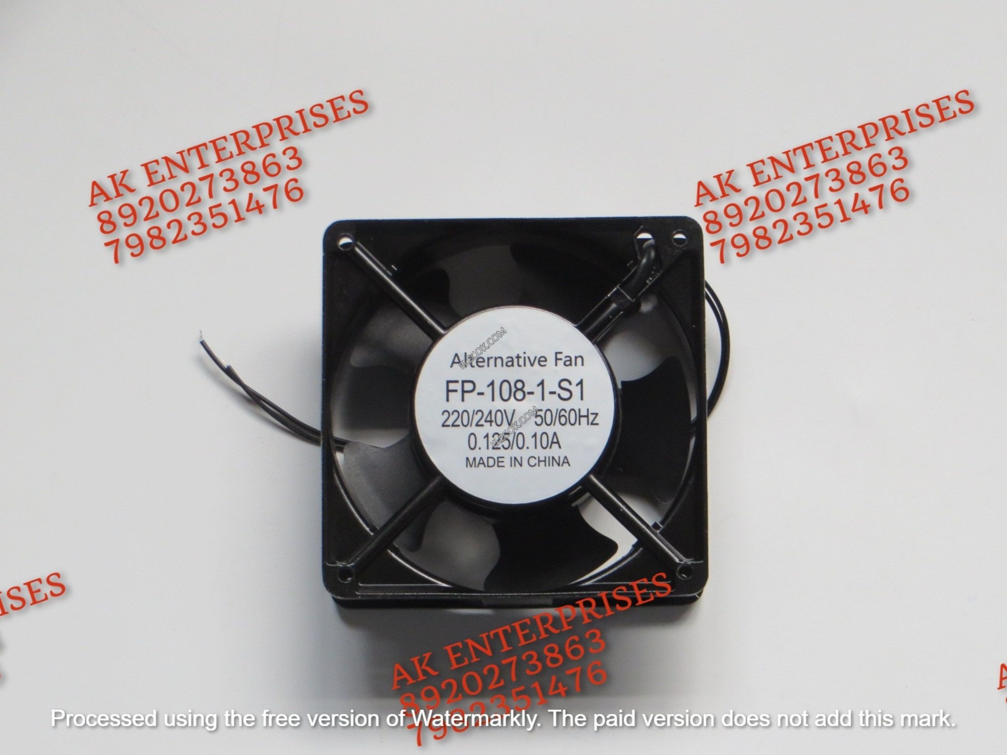 ROTARY FAN FP-108-1 S1 U Axial Fan 220/240V 50/60Hz 0.125/0.10A DC Brushless Air Cooling Fan 3000 RPM 120 * 120 * 38mm 2Wire