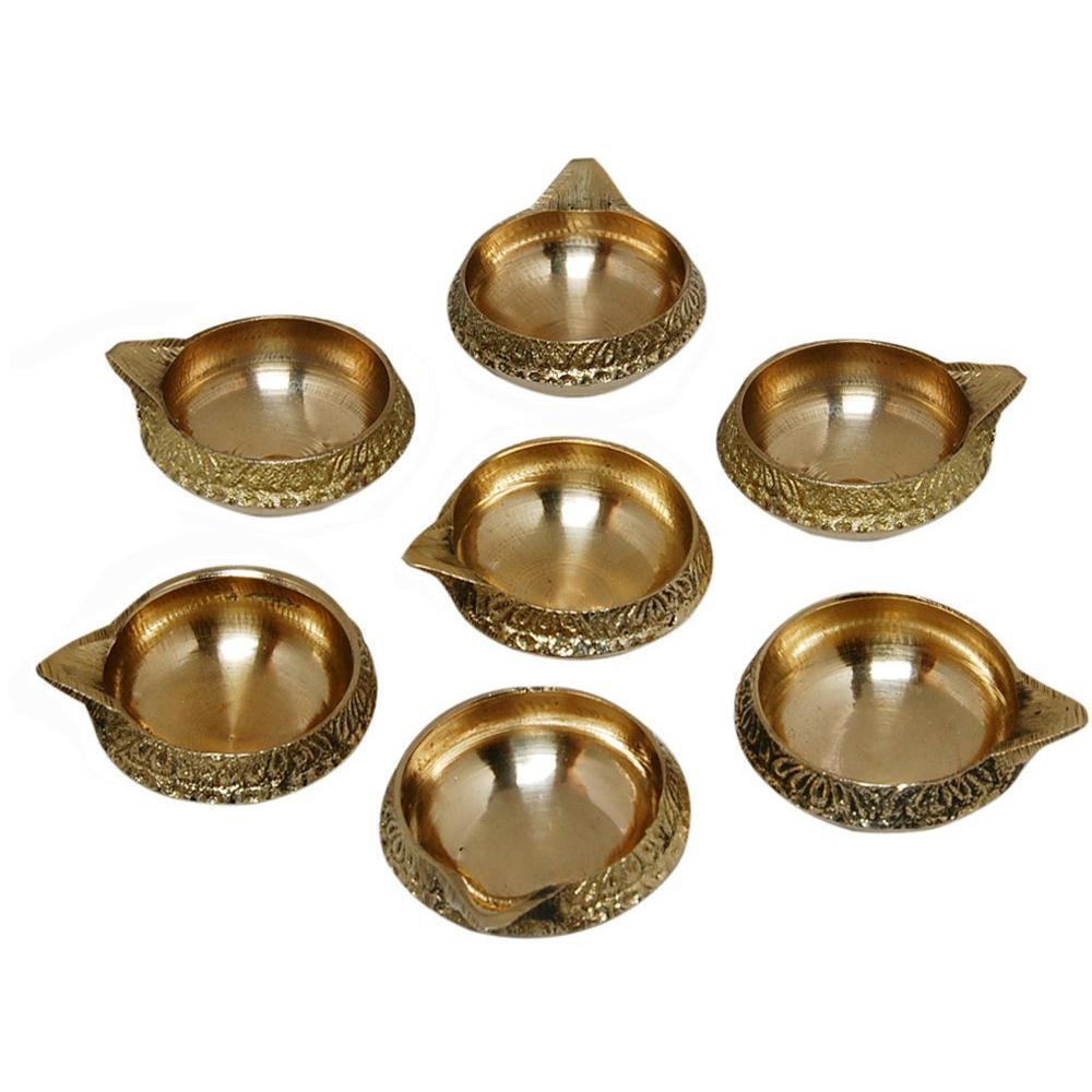 Kuber Diya Diwali Oil Diya Festival Gift Item Set of 7