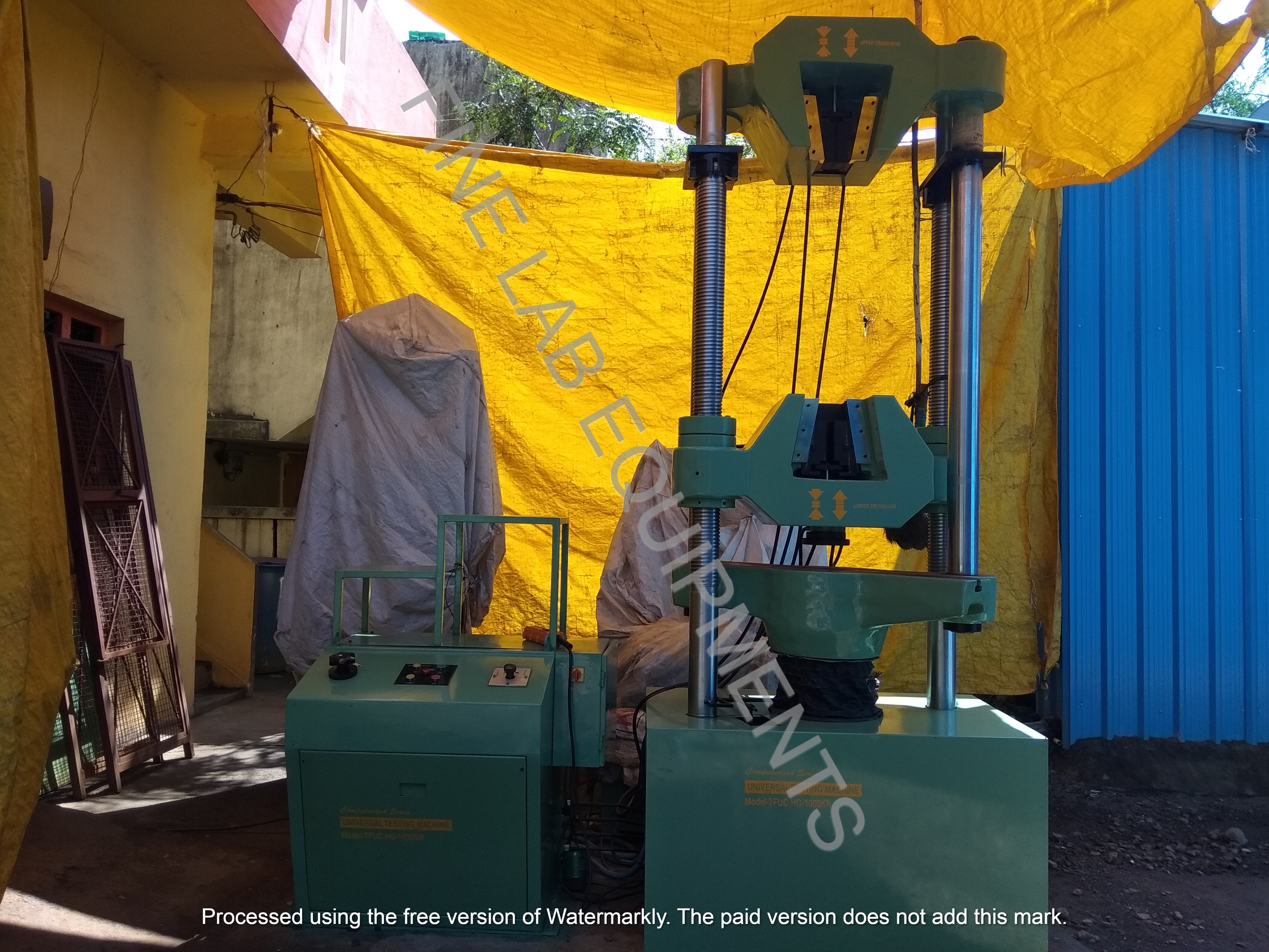Utmf 100 Ec Front Open Machine - Color: Green And Black
