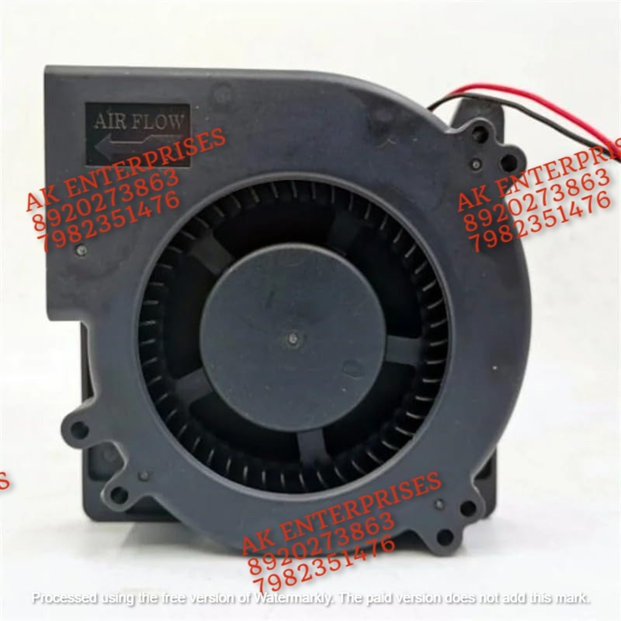 ROTARY FAN YM2412PLB1,Server Cooler Fan YM2412PLB1 DC24V 0.52A, Blower Turbo Fan Cooling Fan 120 * 120 * 25 (Black)