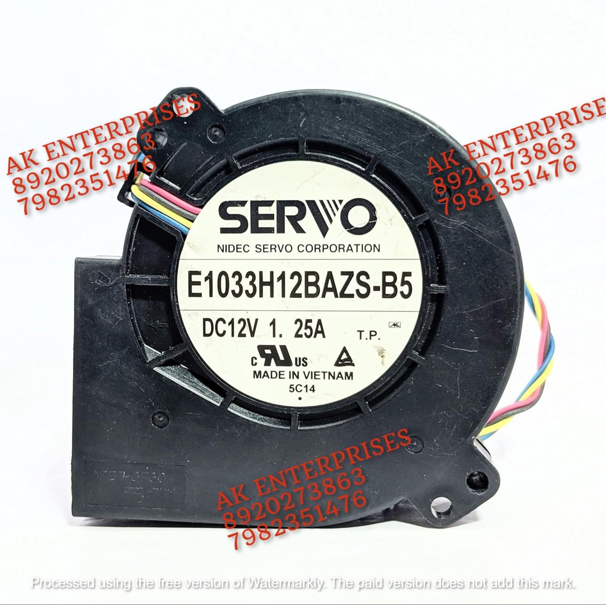 SERVO FAN E1033H12BAZS-B5 1.25Amp