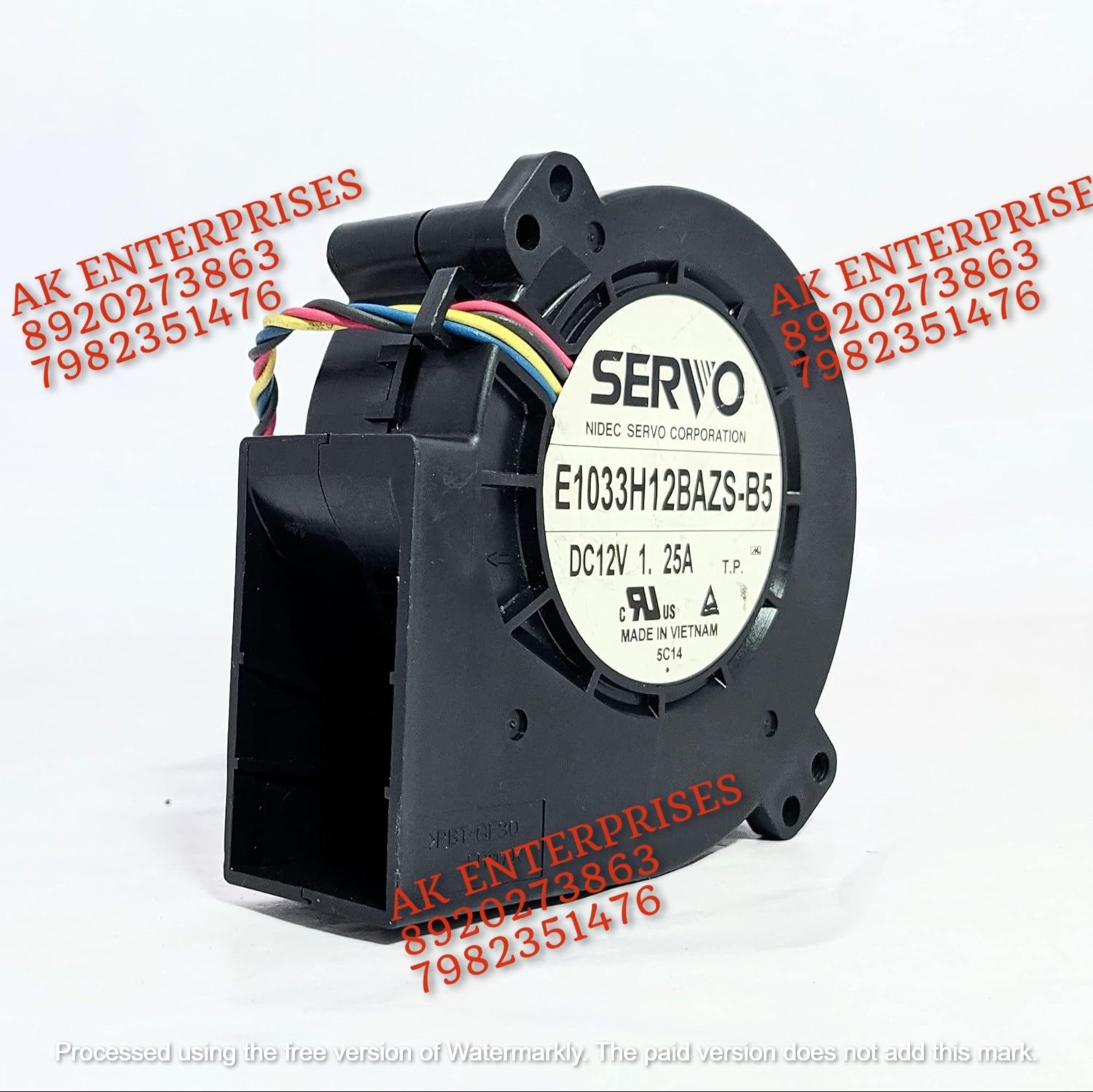 SERVO FAN E1033H12BAZS-B5 1.25Amp