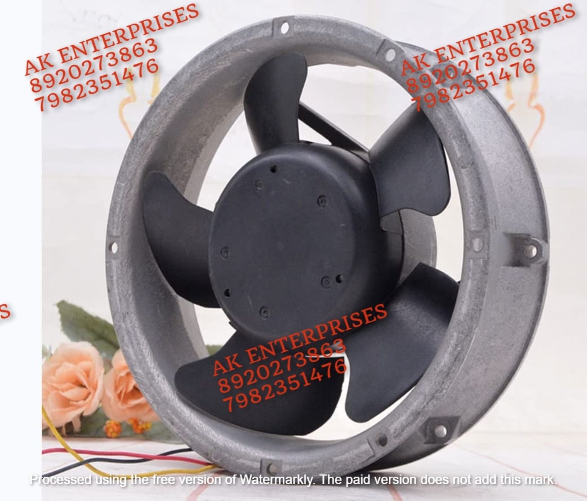 SERVO PADC12X7P-966 Axial Fan 12V-1.9a/22.8 DC Brushless Air Cooling Fan 3500 RPM 172 * 172 * 51mm 3Wire (Metal)