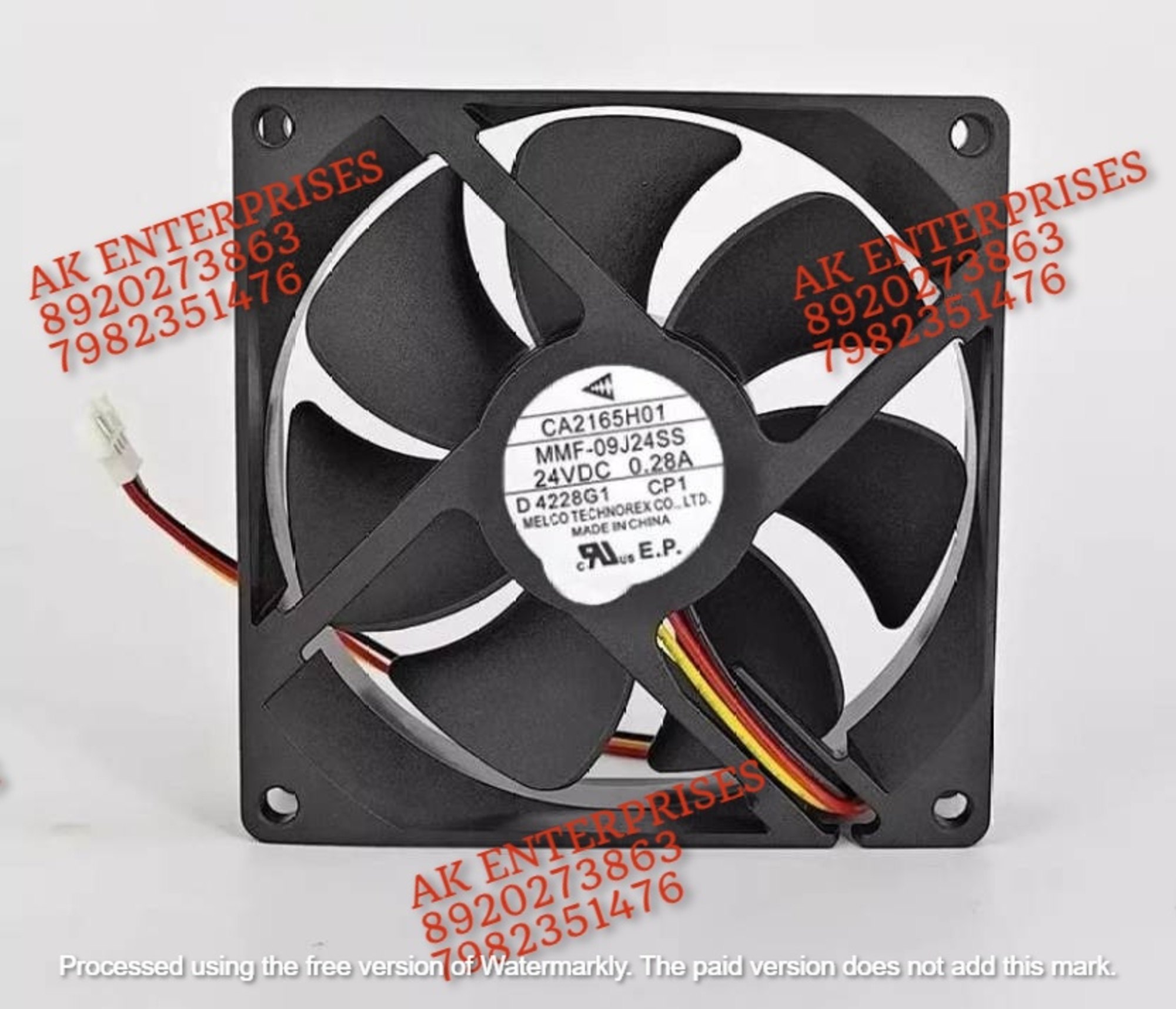 MMF-09J24SS Air Fan,24V DC 0.28S DC Cooling Fan,92 * 92 * 25mm 3Wire