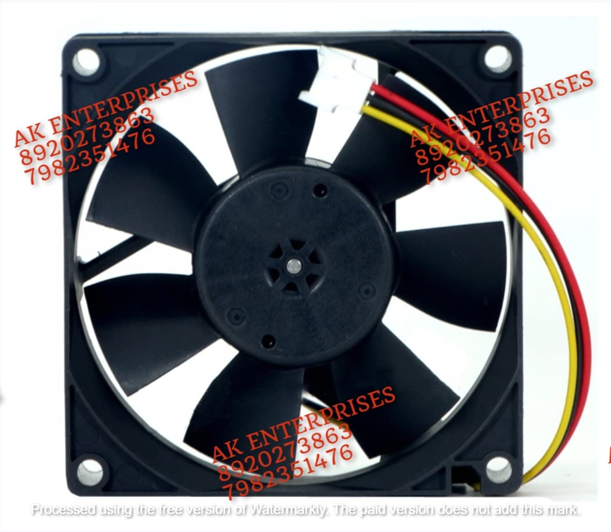  MMF-08G24ES Axial Fan 24V-0.13A DC Brushless Air Cooling Fan 5500 RPM 80 * 80 * 25mm 3Wire