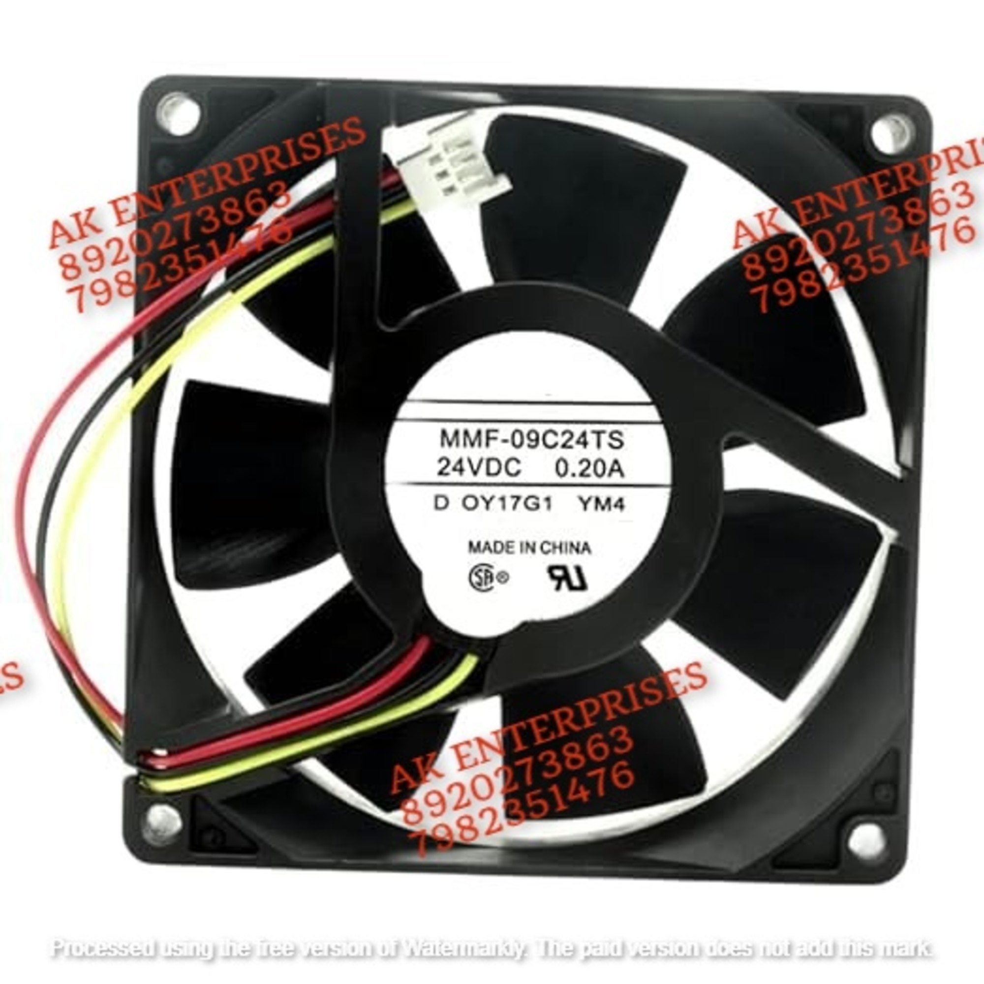 MMF-09C24TS Axial Fan 24V-0.20A DC Brushless Air Cooling Fan 2950 RPM 92 * 92 * 25mm 3Wire