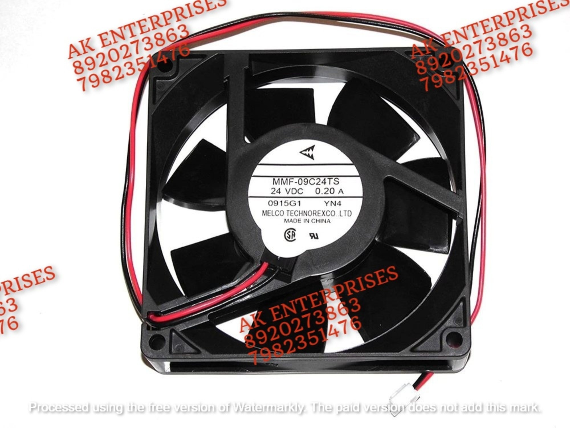 MMF-09C24TS Axial Fan 24V-0.20A DC Brushless Air Cooling Fan 2950 RPM 92 * 92 * 25mm 3Wire